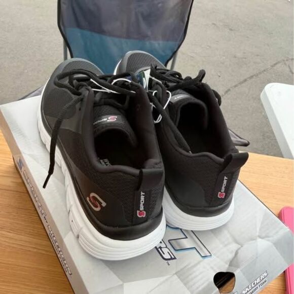 S Sport by Skechers Reiff 3.0 Men's Sneakers Black Size 8 - Picture 4 of 5